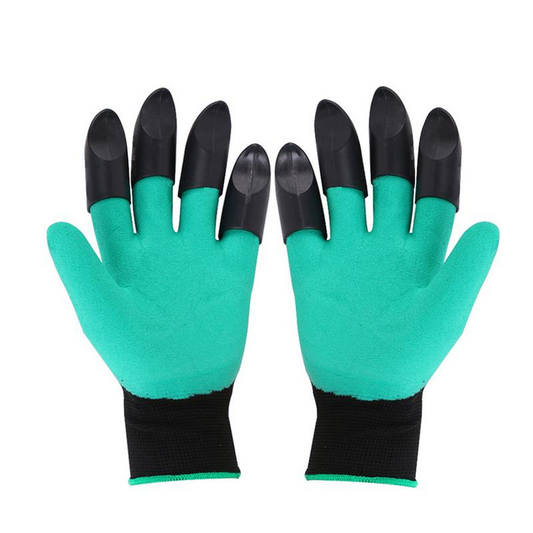Garden Gloves With Claws Waterproof Garden Gloves For Digging Planting Breathable Gardening Gloves For Yard Work