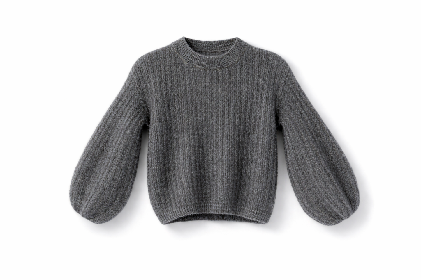 Kid Mohair Pullover mit Ballonärmeln