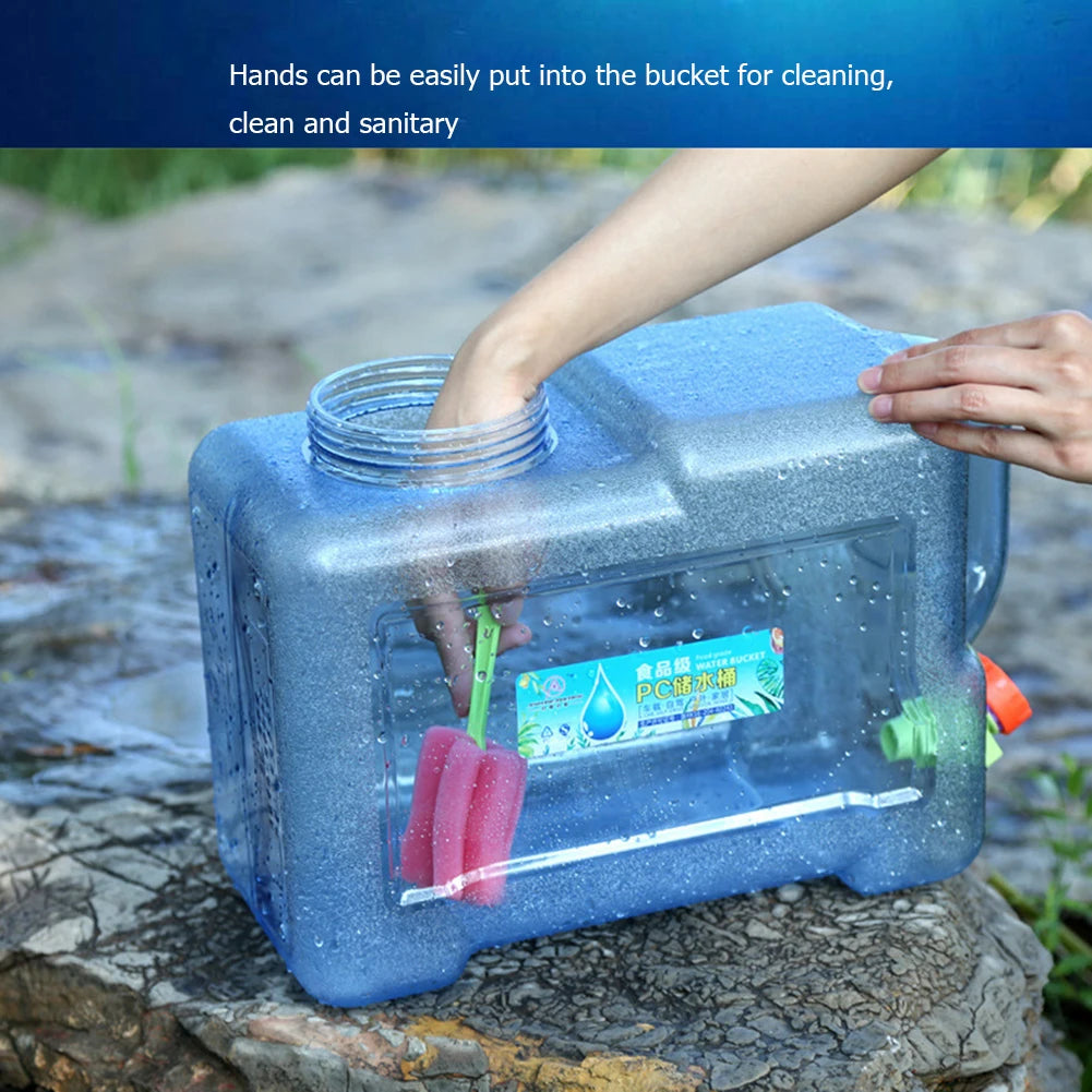 Wasserkanister mit Wasserhahn für Outdoor Camping, Kochen, Picknick, Wandern