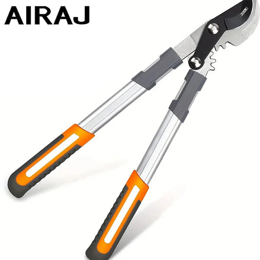 AIRAJ 45cm Rough Branch Scissors,Sharp Wear-Resistant Non Slip Pruning Scissors Large Opening Gardening Pruning Tools
