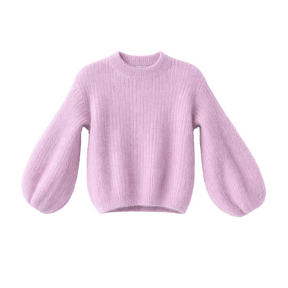 Kid Mohair Pullover mit Ballonärmeln