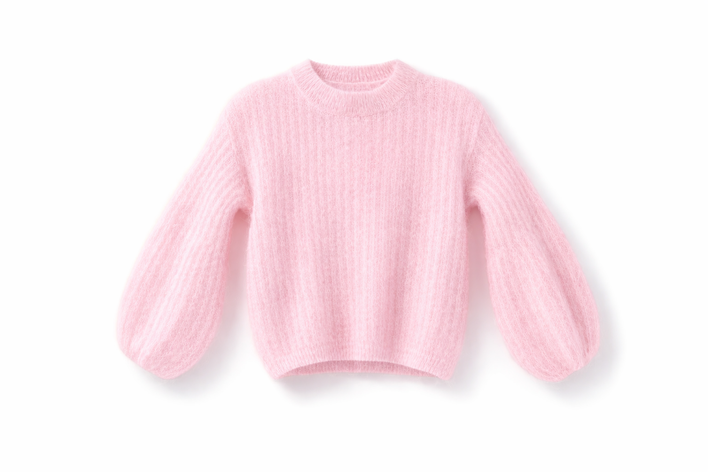 Kid Mohair Pullover mit Ballonärmeln