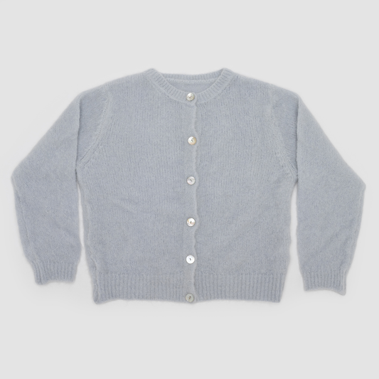 Kidmohair-Strickjacke