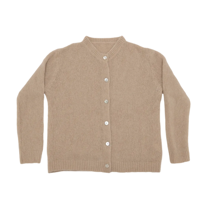 Alpaka-Strickjacke