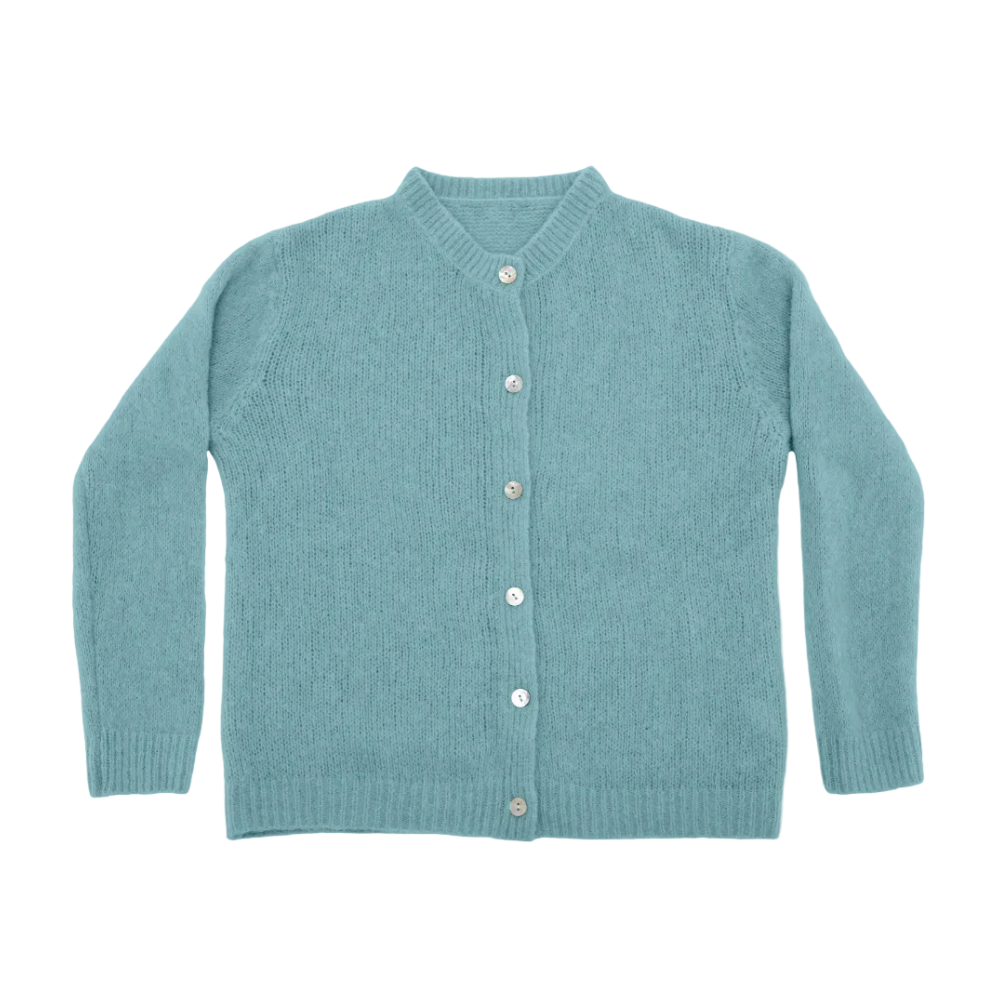 Alpaka-Strickjacke
