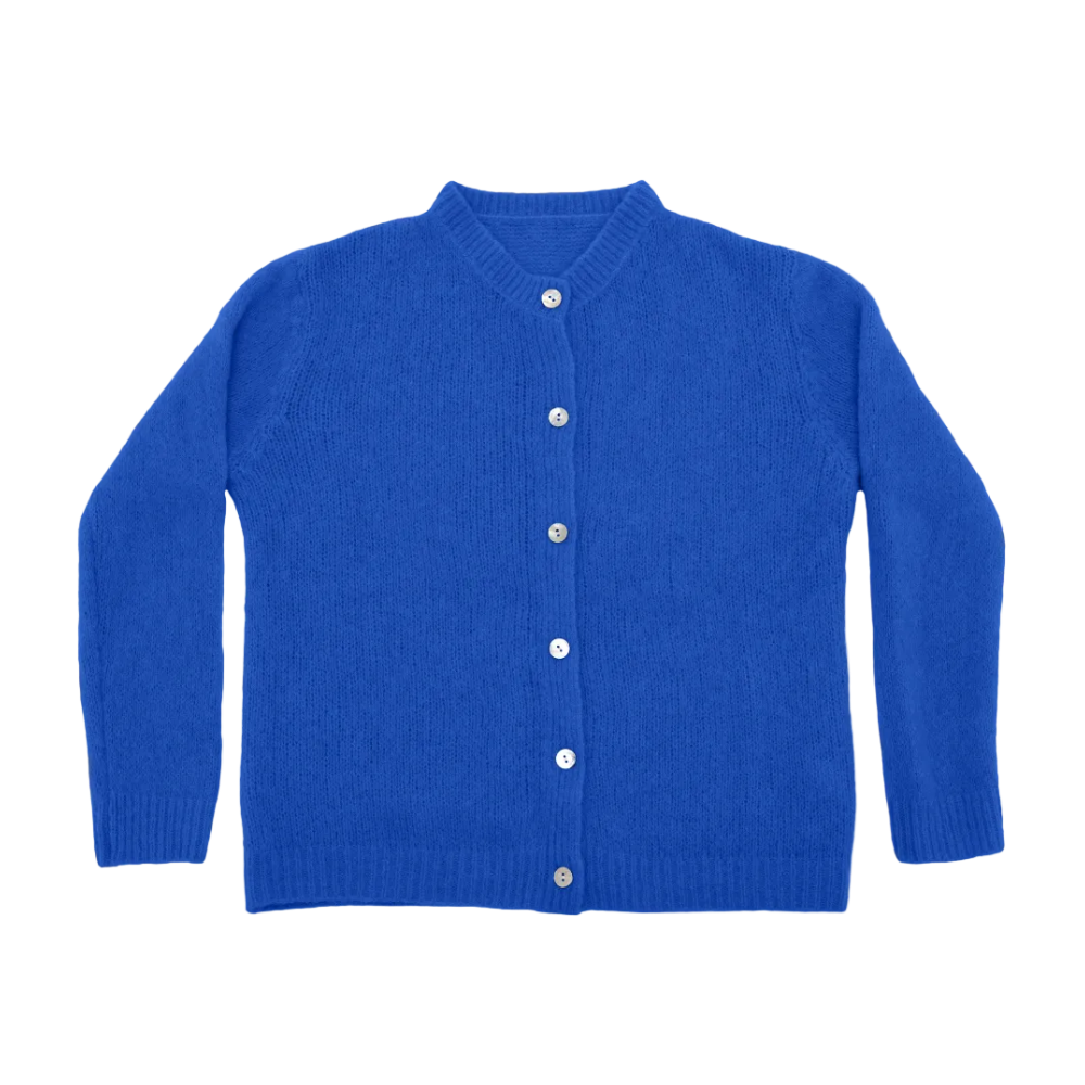 Alpaka-Strickjacke