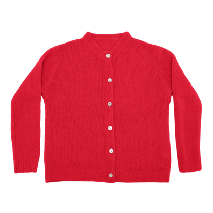 Alpaka-Strickjacke