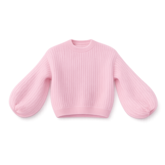 Kid Mohair Pullover mit Ballonärmeln