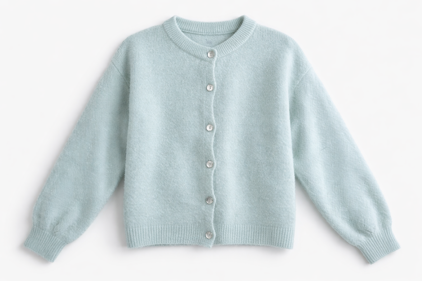 Strickjacke Mintgrün