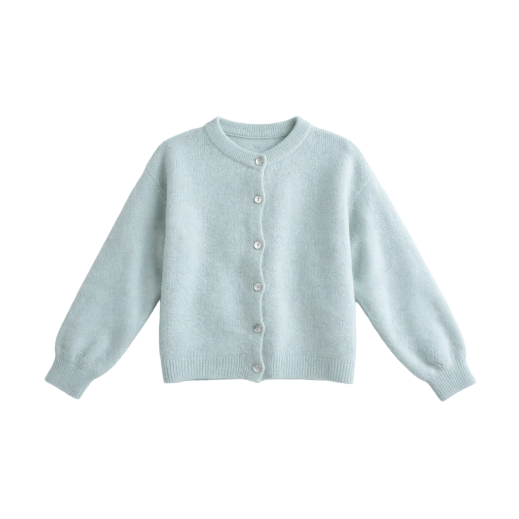 Strickjacke aus Alpaka & Mohair Mix