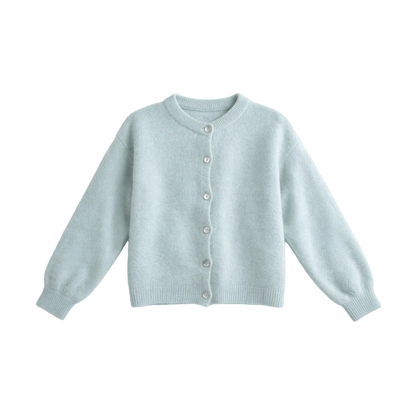 Strickjacke aus Alpaka & Mohair Mix