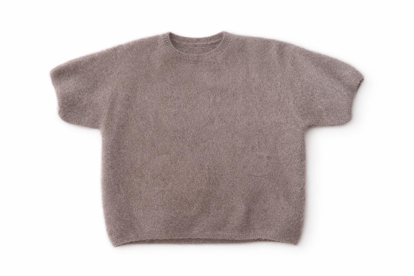 Kurzarmiger Strickpullover