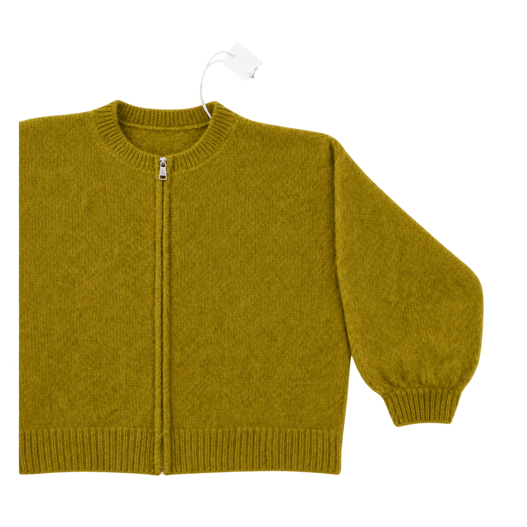Flauschige Jacke im Bomberstyle