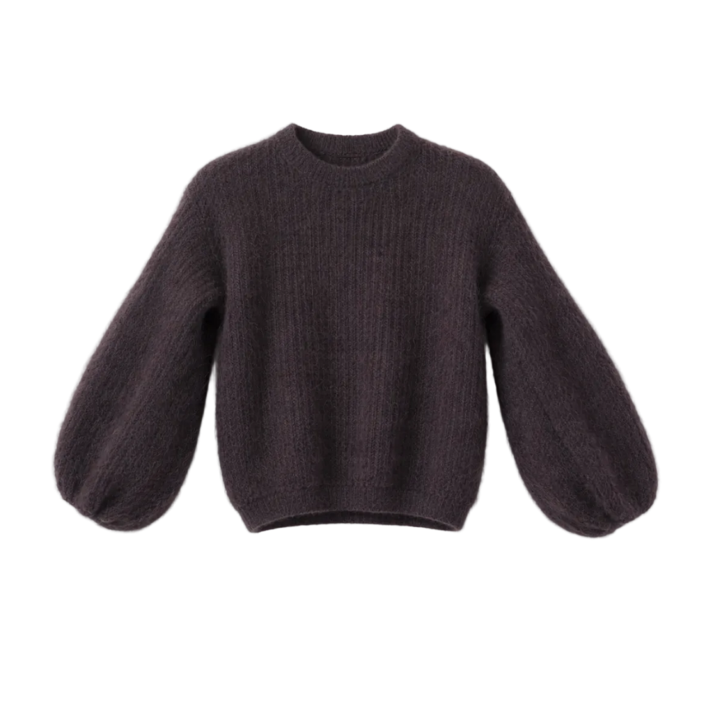 Kid Mohair Pullover mit Ballonärmeln