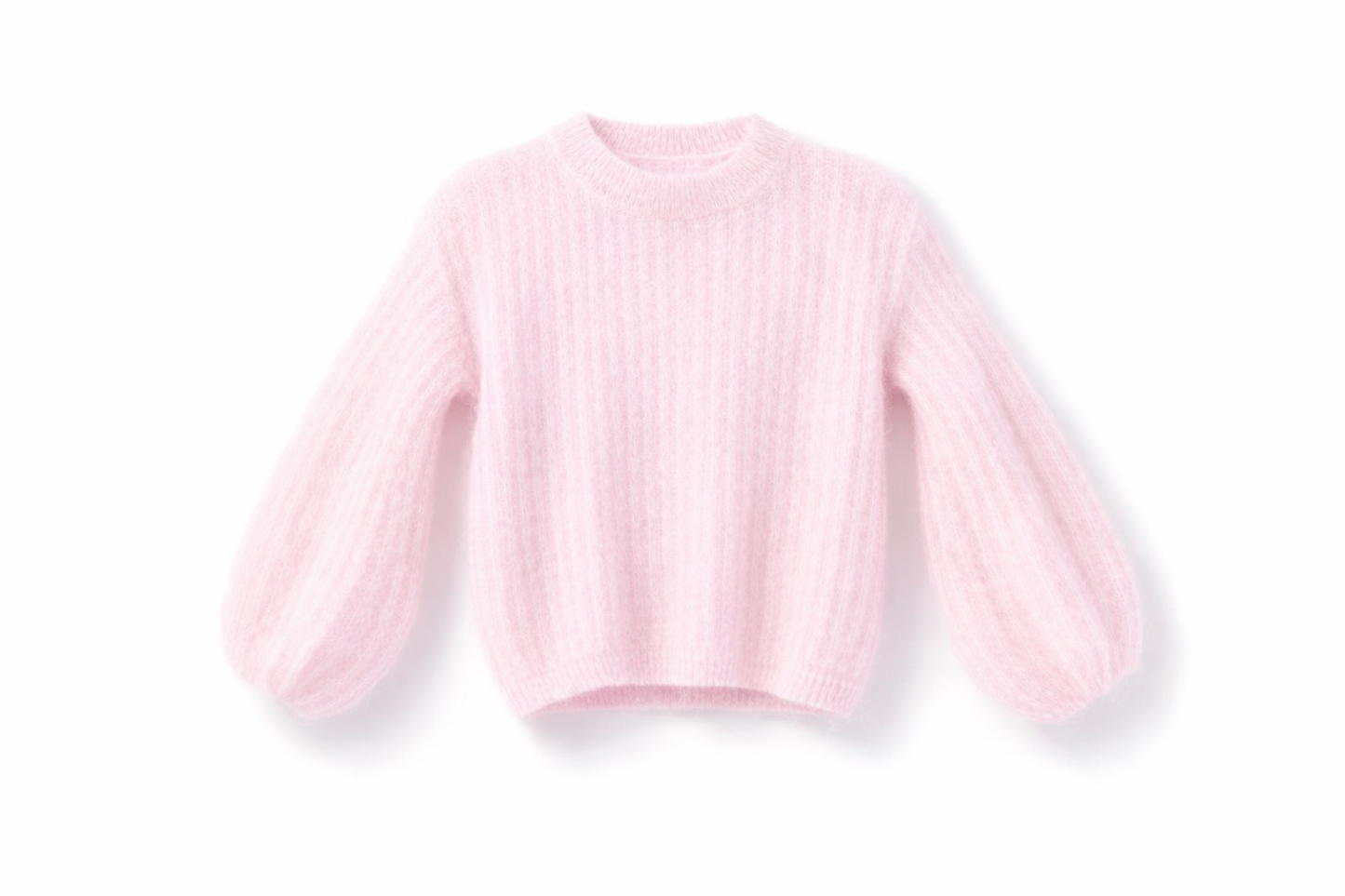 Kid Mohair Pullover mit Ballonärmeln