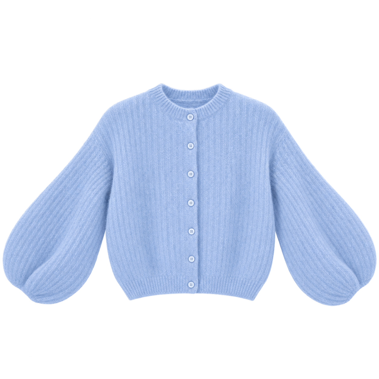 Kid Mohair Strickjacke