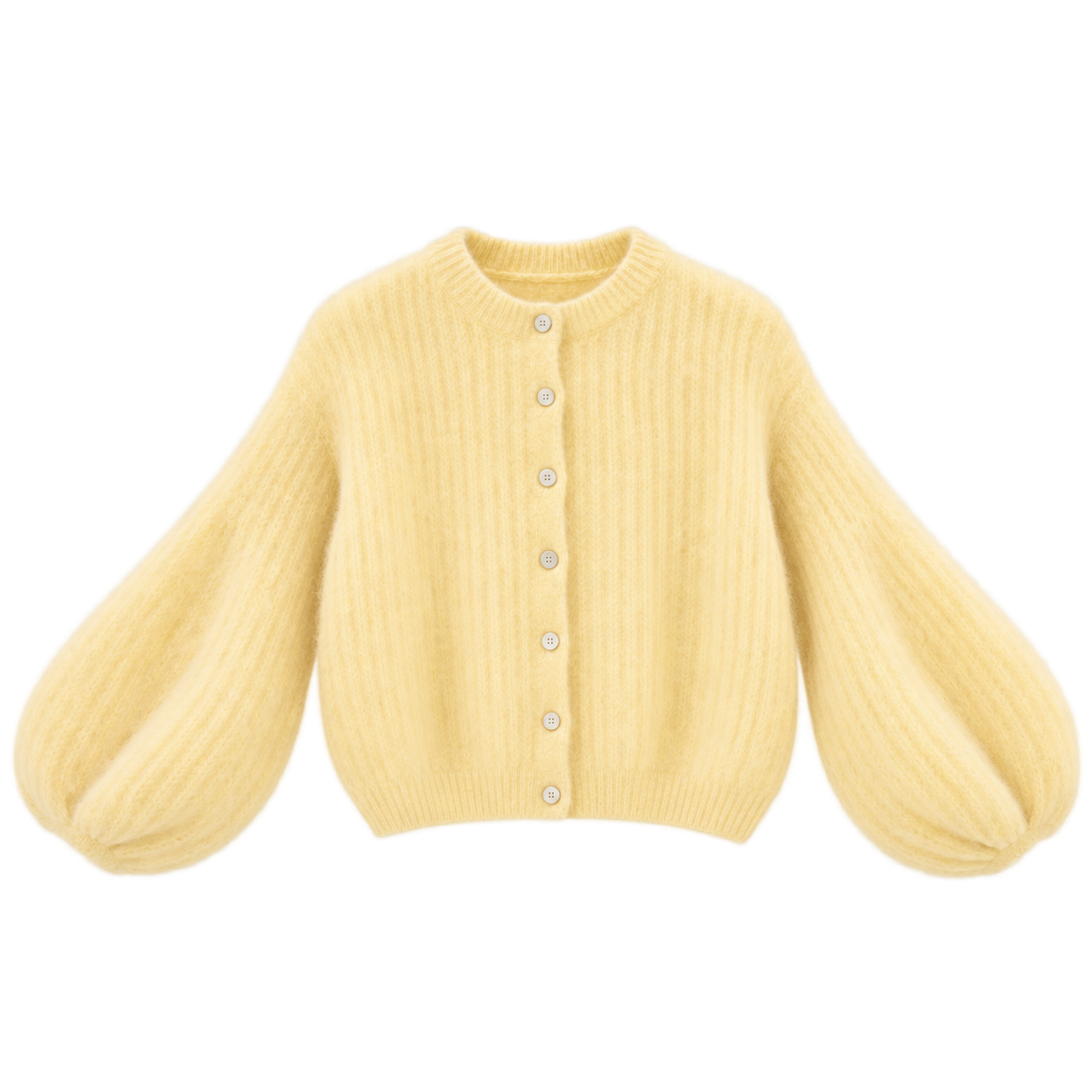 Kid Mohair Strickjacke