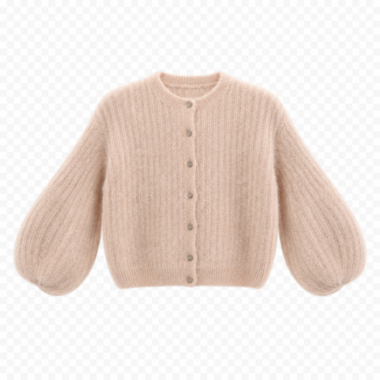 Kid Mohair Strickjacke