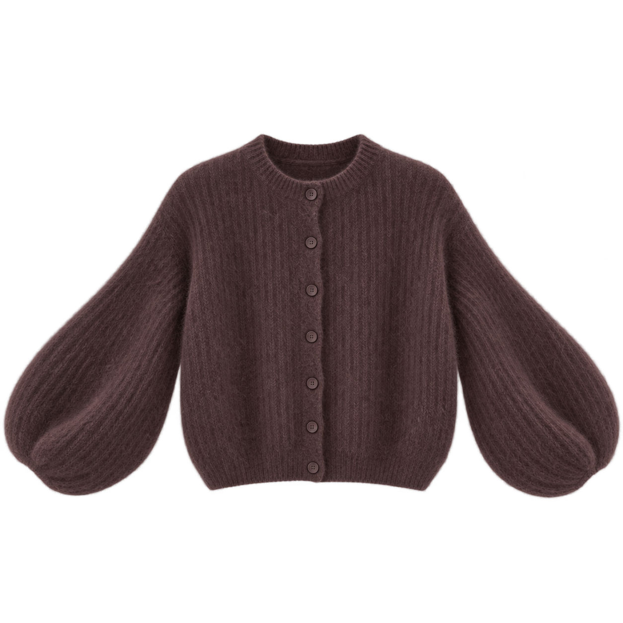 Kid Mohair Strickjacke