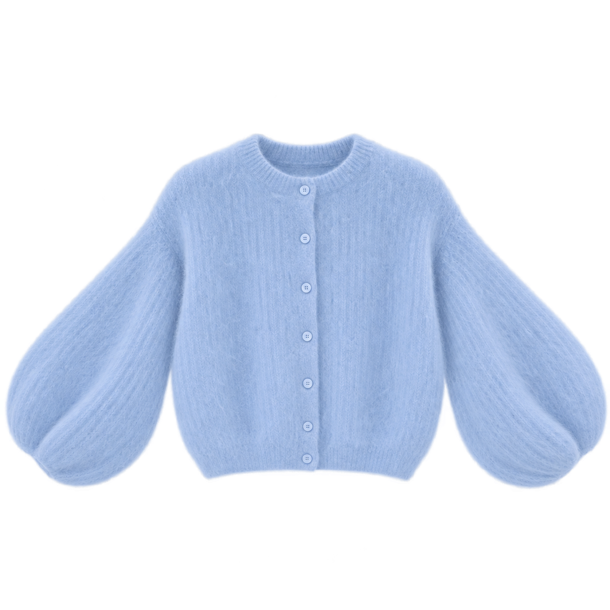 Kid Mohair Strickjacke