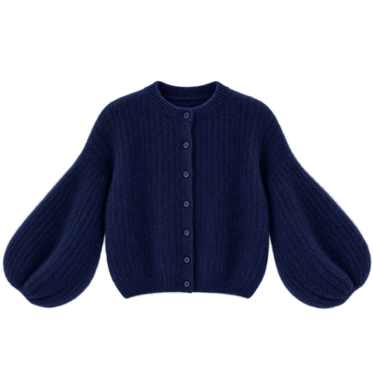 Kid Mohair Strickjacke