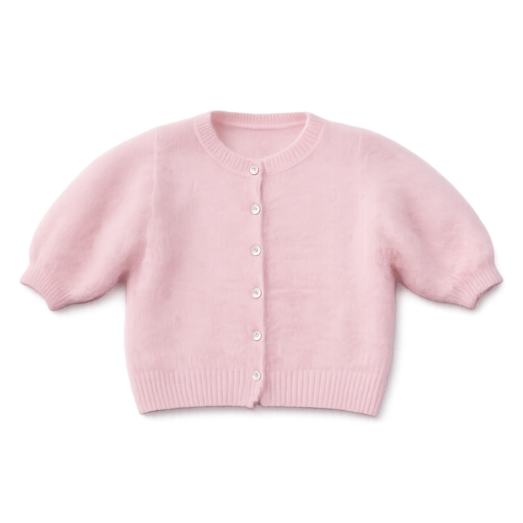 cloud blush cardigan