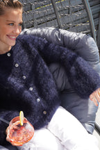 Kid Mohair Strickjacke