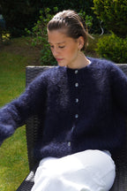 Kid Mohair Strickjacke