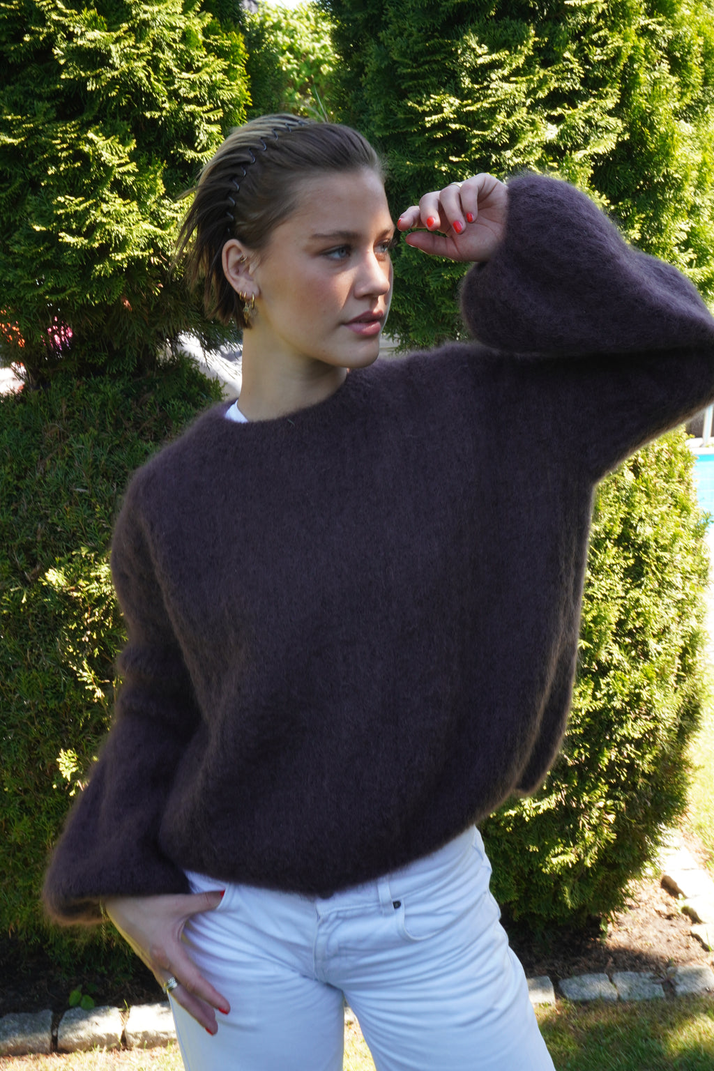 Kid Mohair Pullover