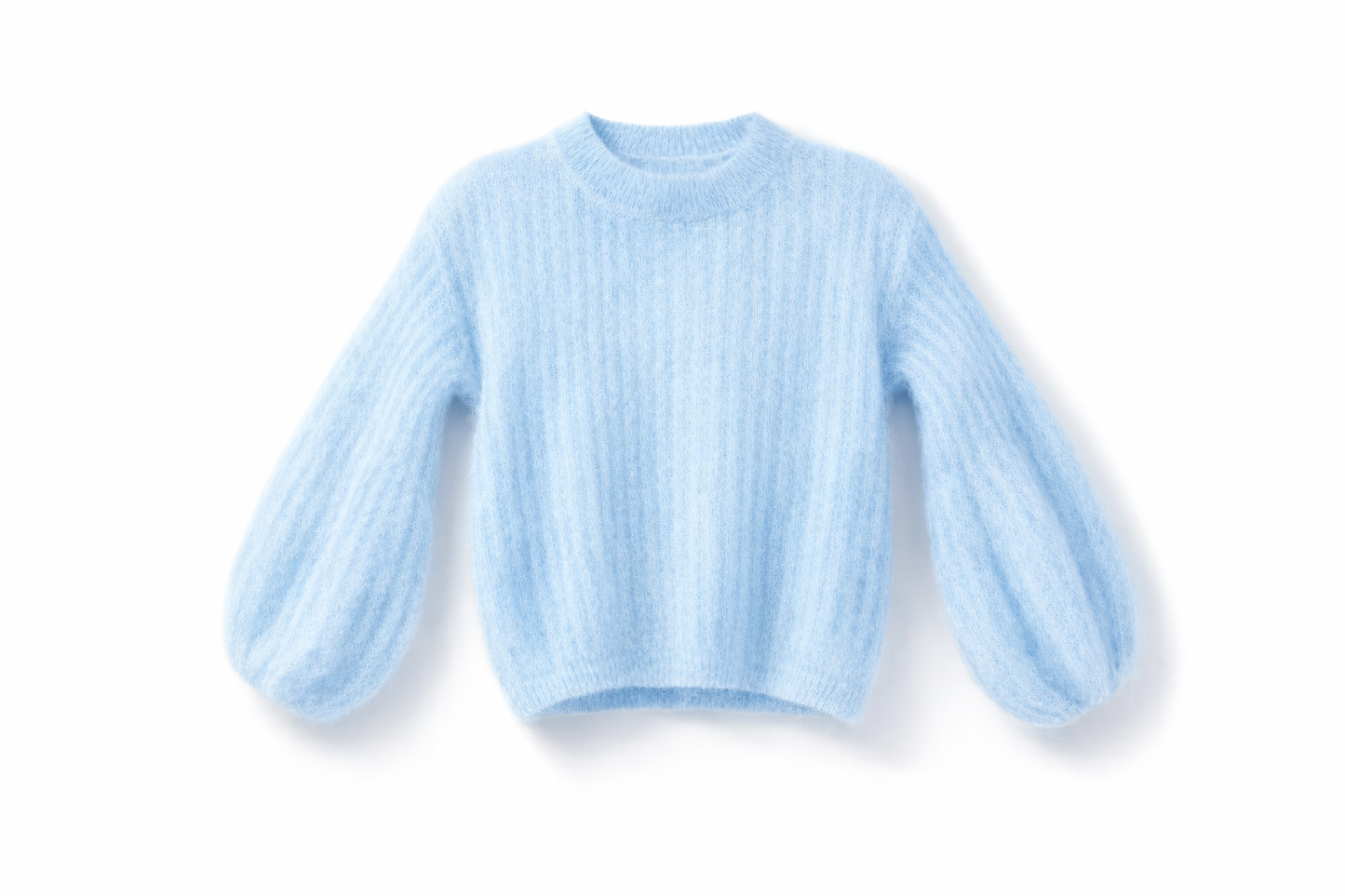 Kid Mohair Pullover mit Ballonärmeln