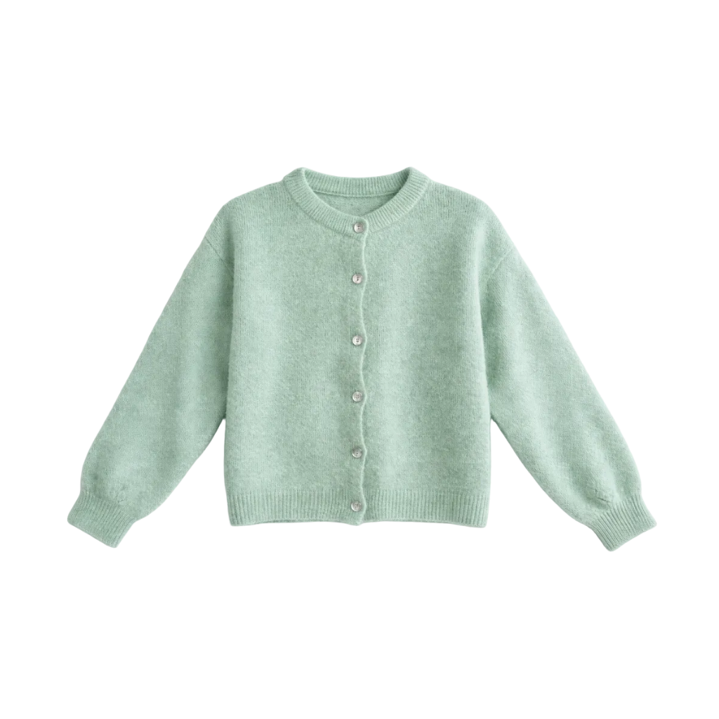 Strickjacke aus Alpaka & Mohair Mix