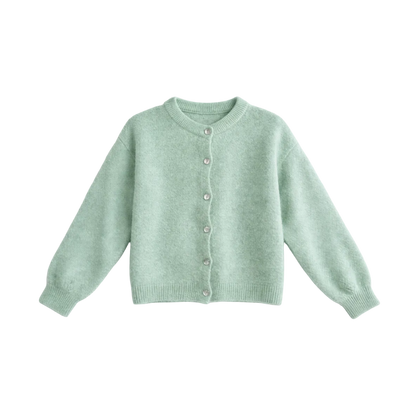 Strickjacke aus Alpaka & Mohair Mix