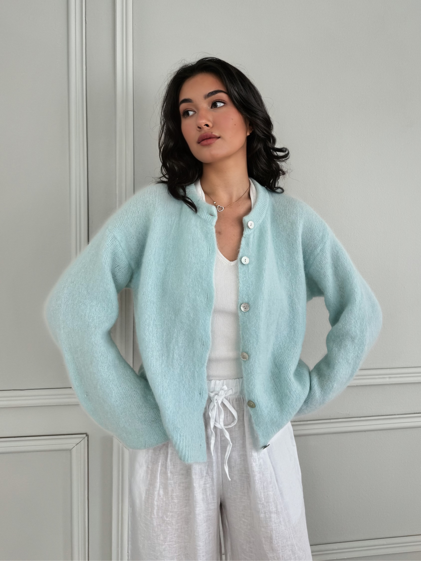 Cardigan Mint Cream