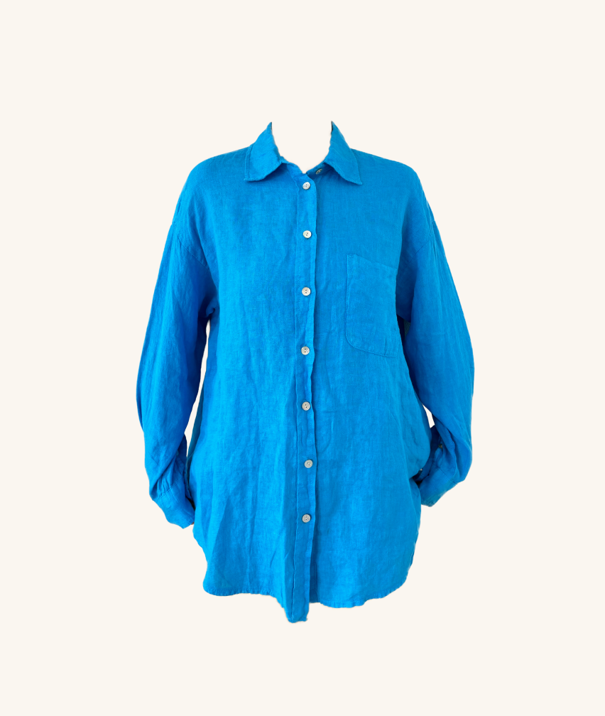 Leinen-T-Shirt