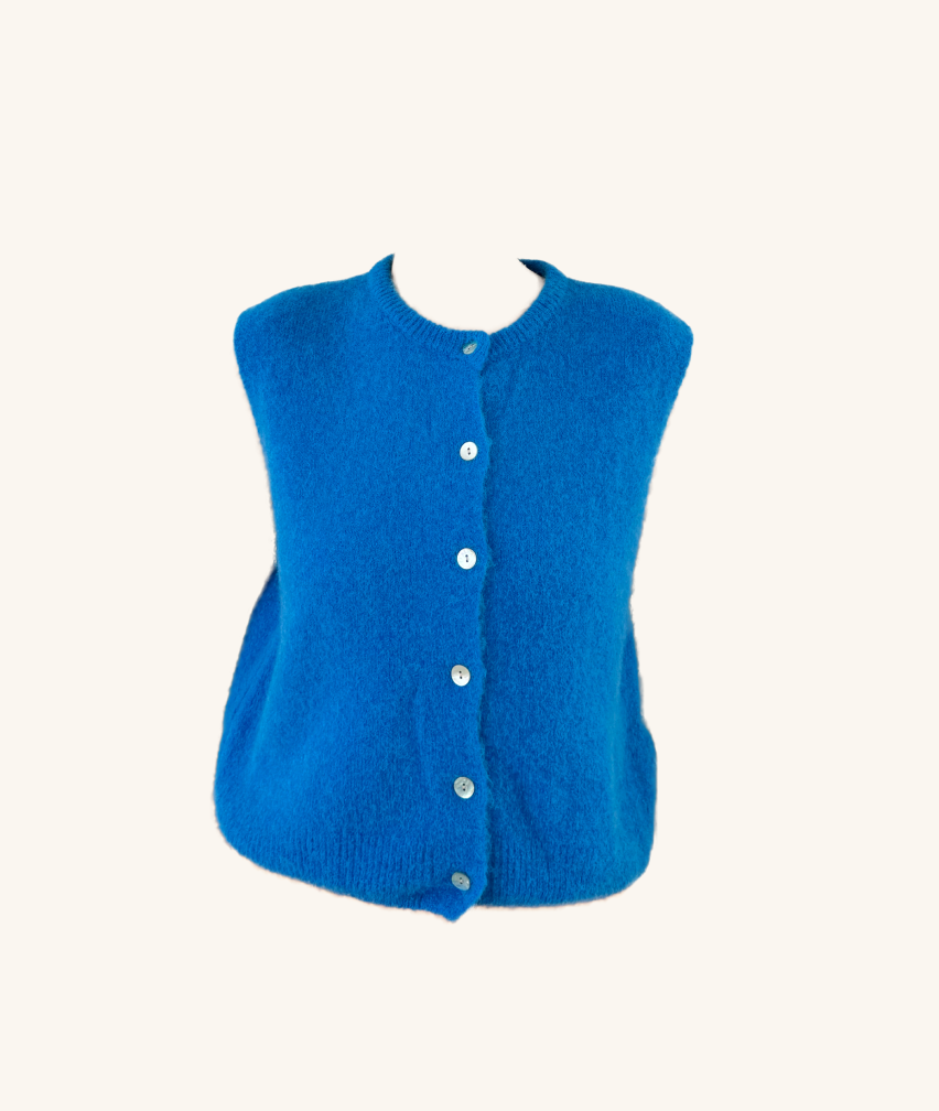 Ärmelloser Cardigan