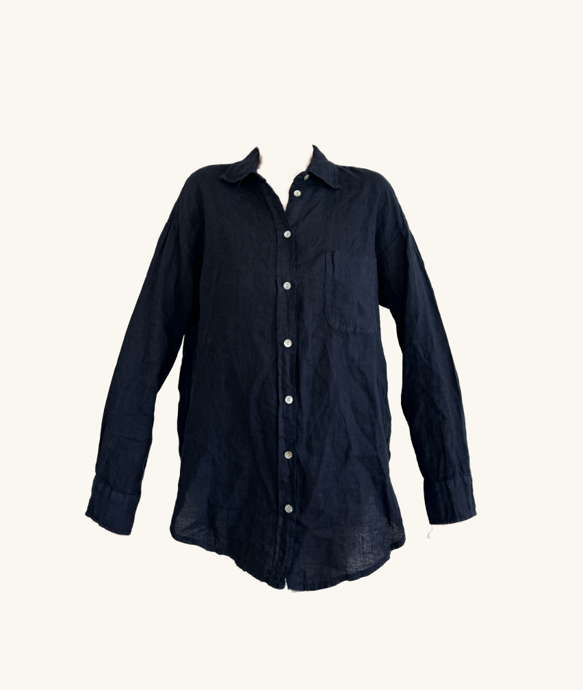 Leinen-T-Shirt