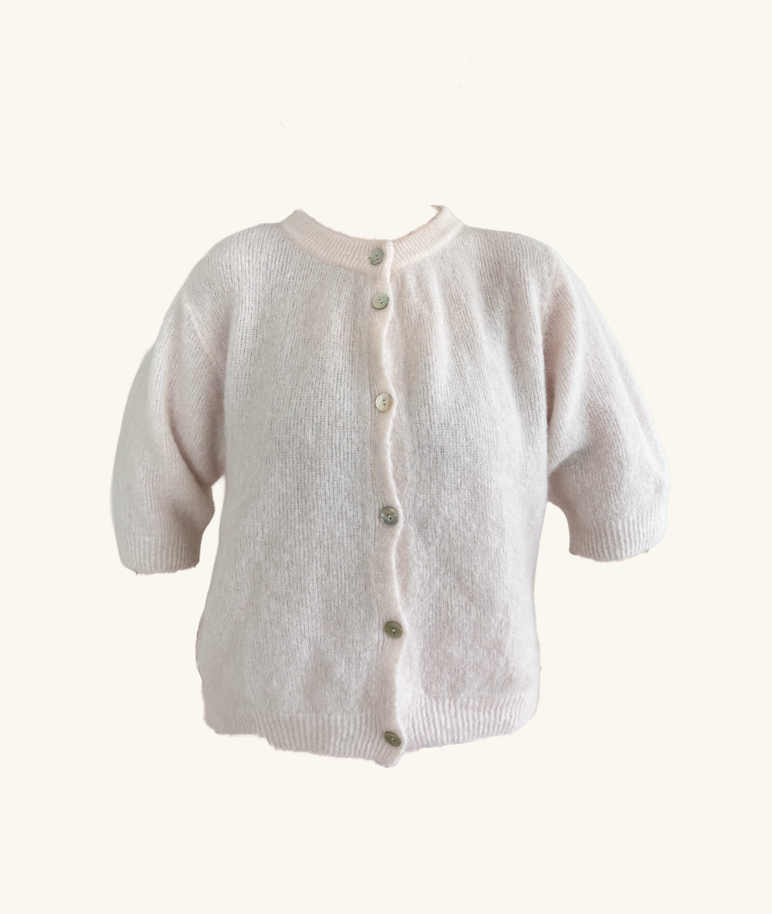 Cardigan - Sugar Pearl