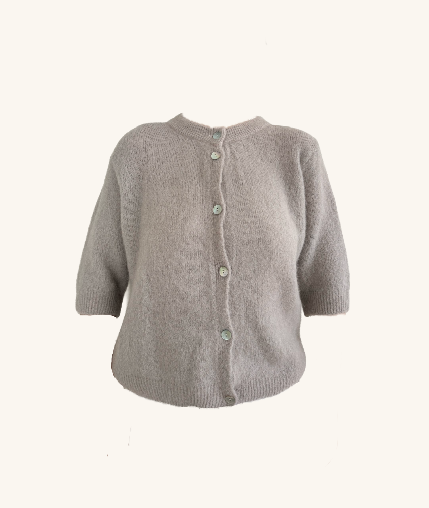 Cardigan - Sugar Pearl