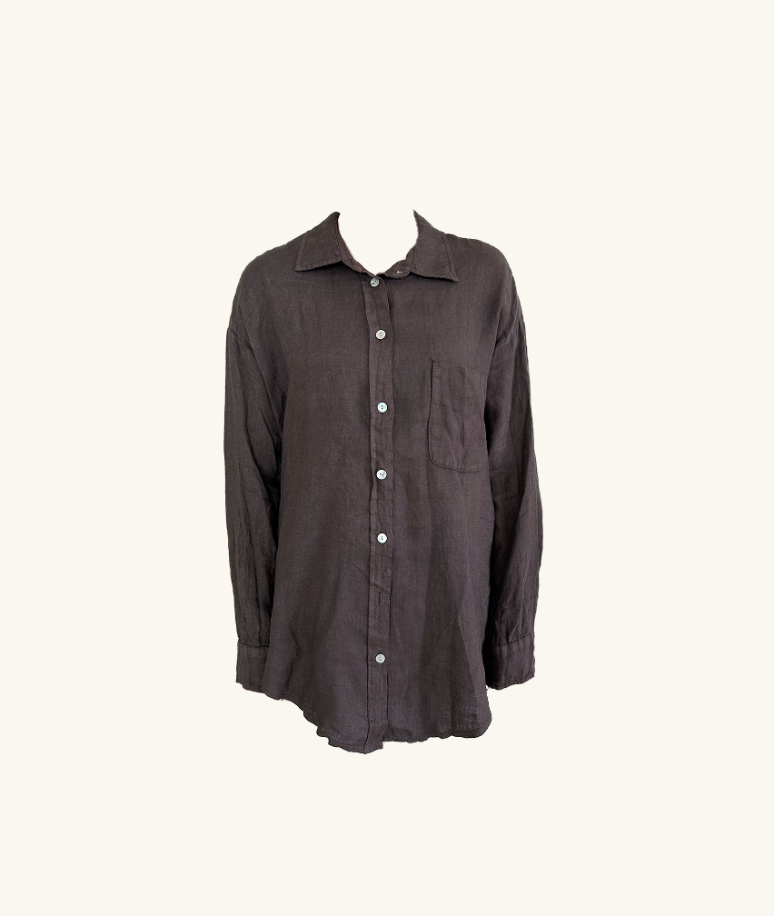 Leinen-T-Shirt