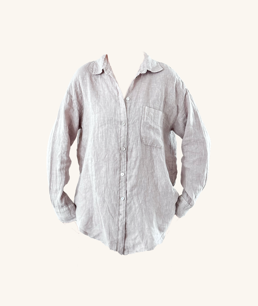 Leinen-T-Shirt