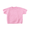 Kurzarmiger Strickpullover