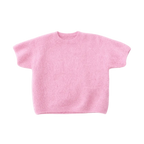Kurzarmiger Strickpullover