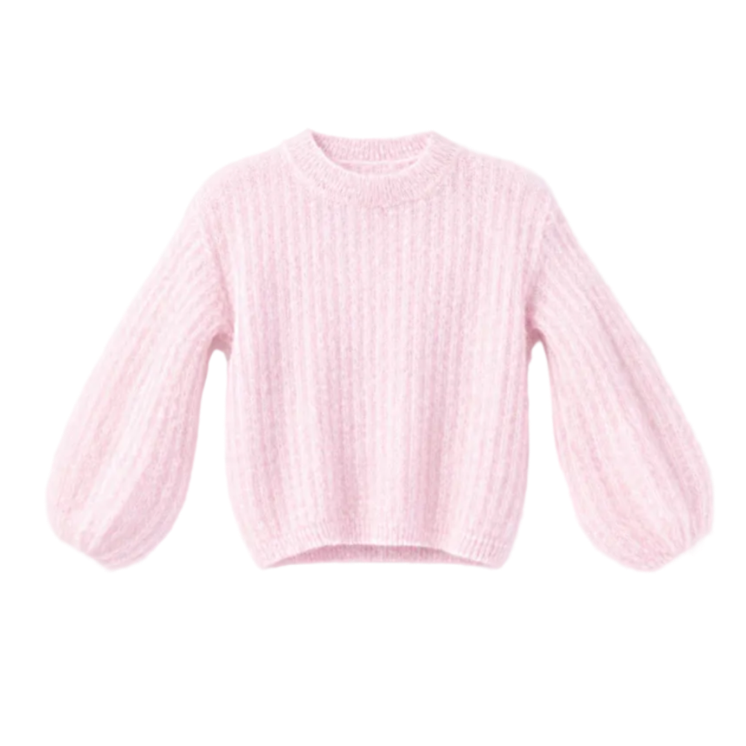 Kid Mohair Pullover mit Ballonärmeln