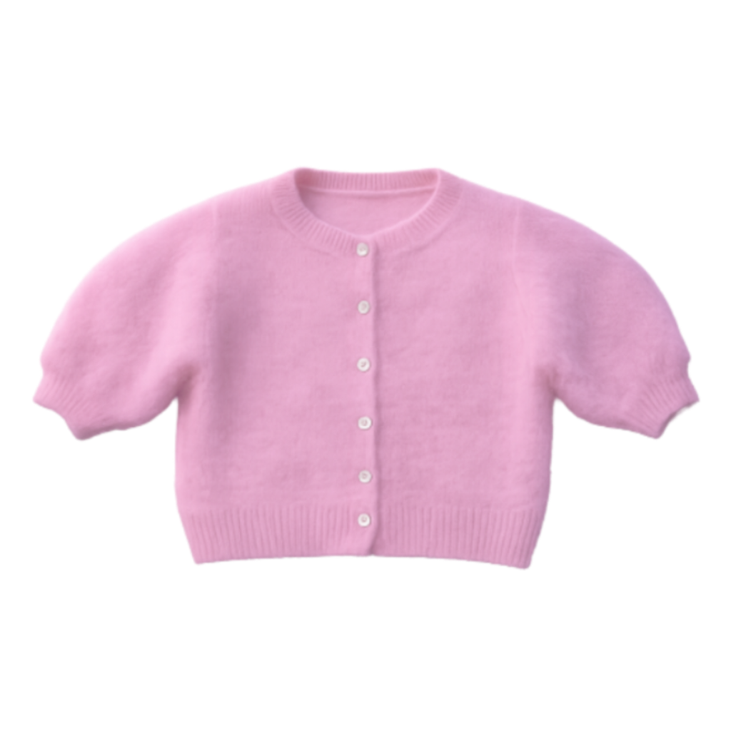 cloud blush cardigan