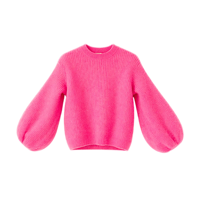 Kid Mohair Pullover mit Ballonärmeln