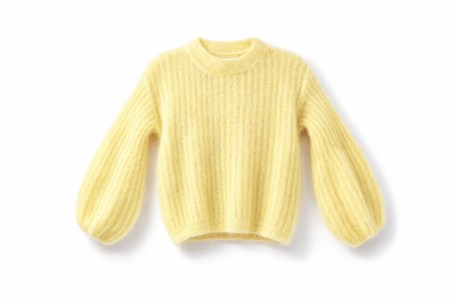 Kid Mohair Pullover mit Ballonärmeln