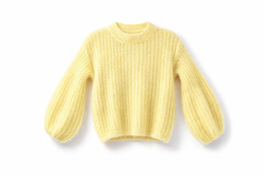 Kid Mohair Pullover mit Ballonärmeln