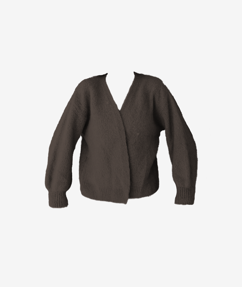 Alpakamix Strickjacke