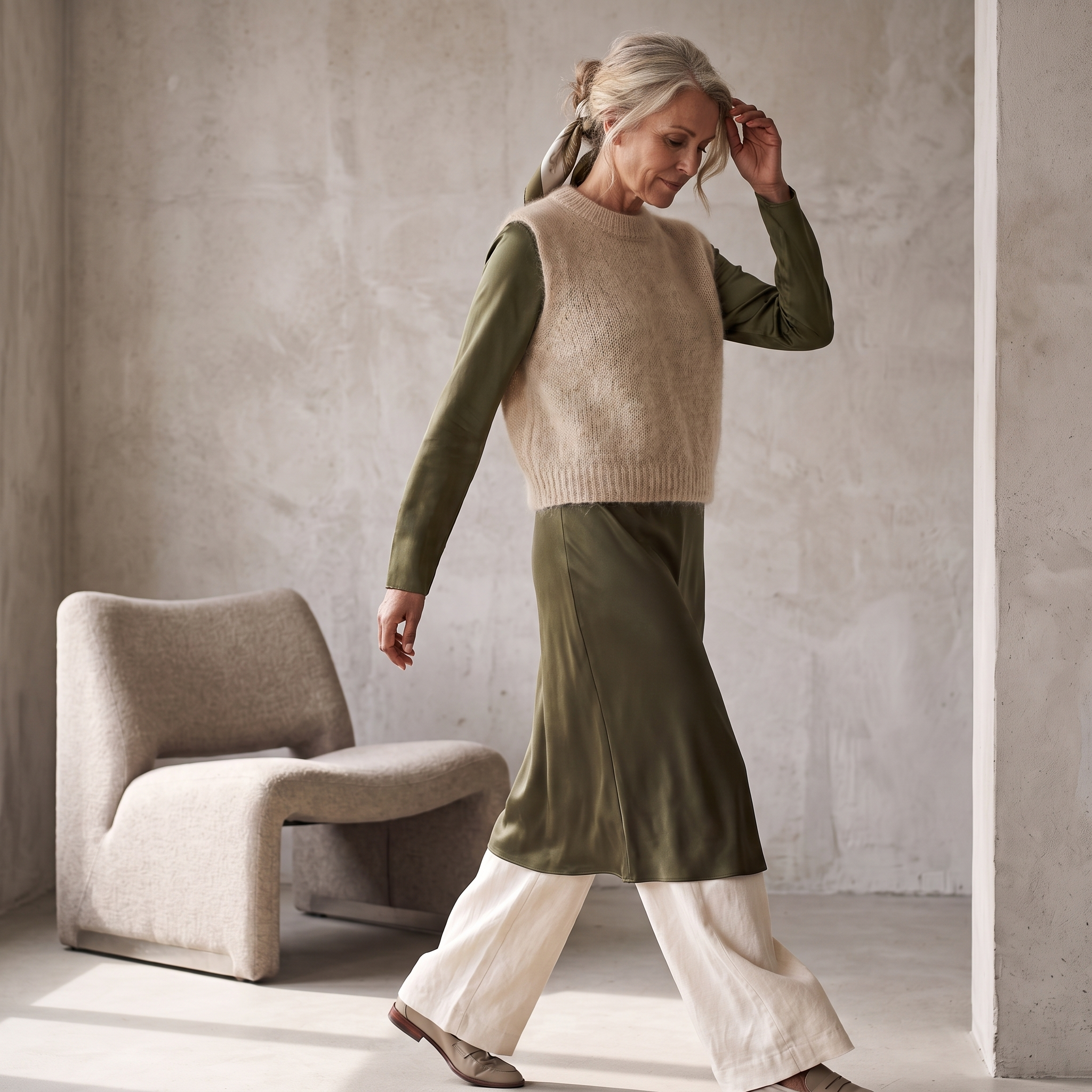 Kid-Mohair Pullunder