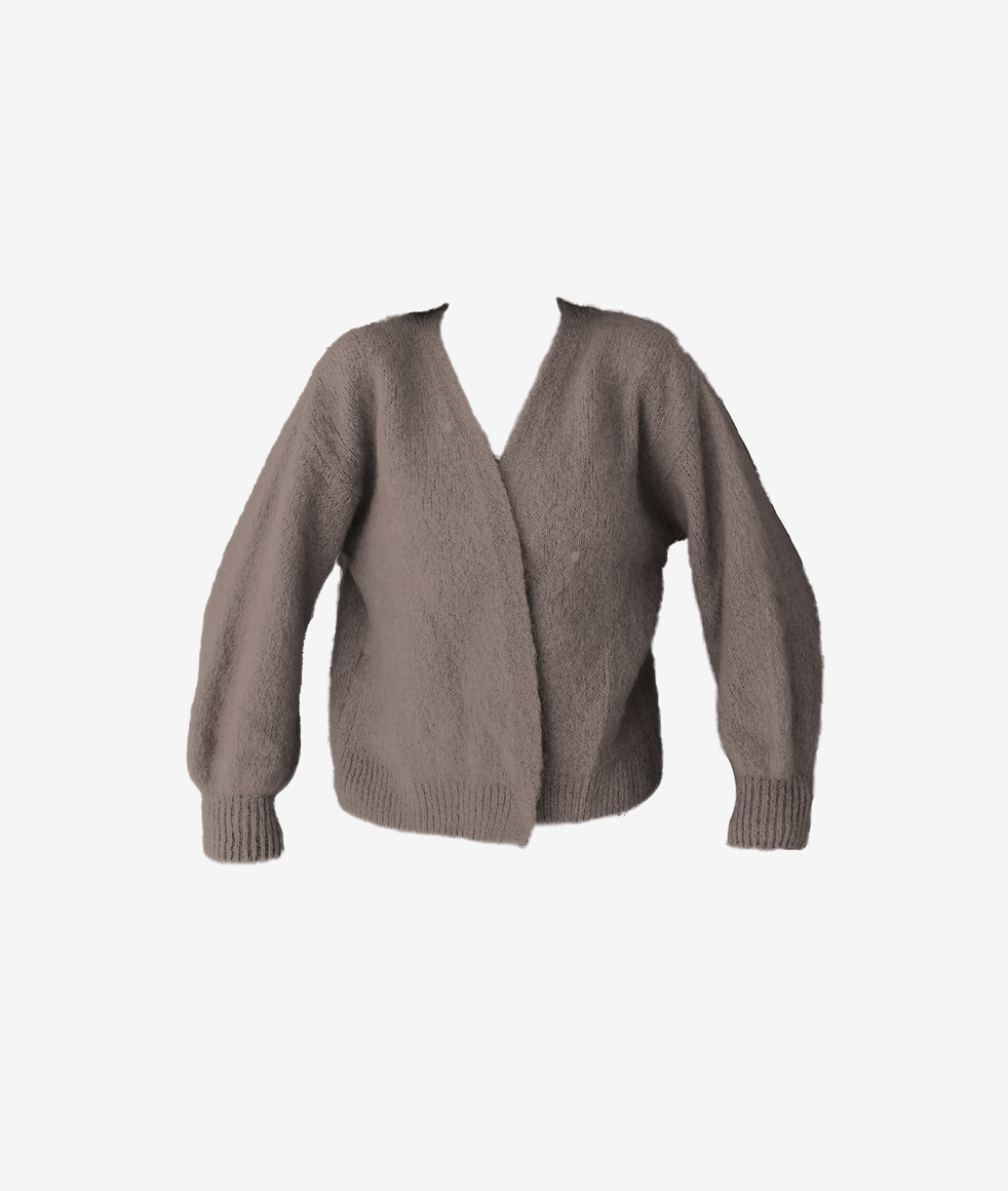 Alpakamix Strickjacke